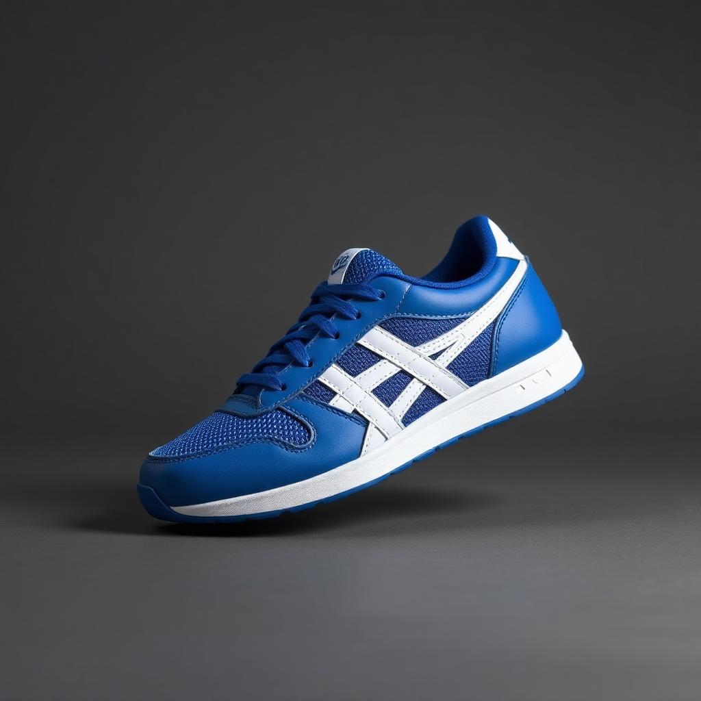 Rival Trainer — Royal Blue / White wrestling shoes