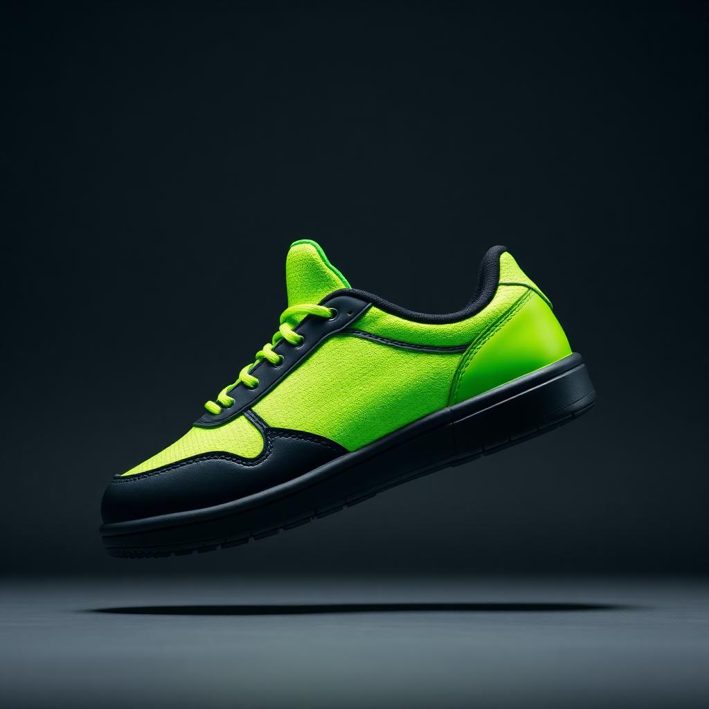 Venom Low — Toxic Green / Black wrestling shoes